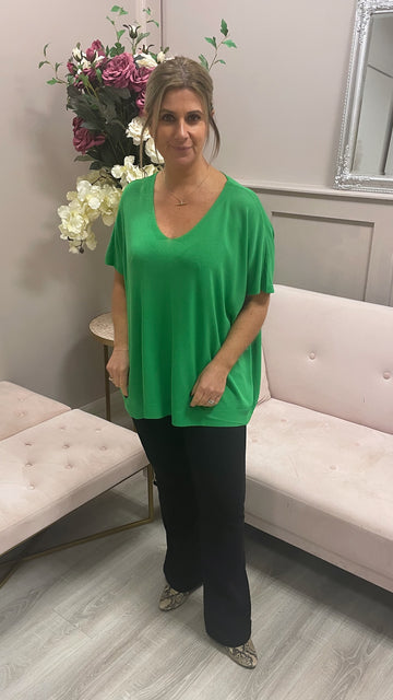 Sara Top Green