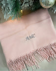 Long Personalised Scarf Pink