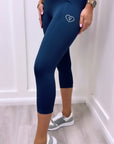 87 Short Active Walking Leggings Navy