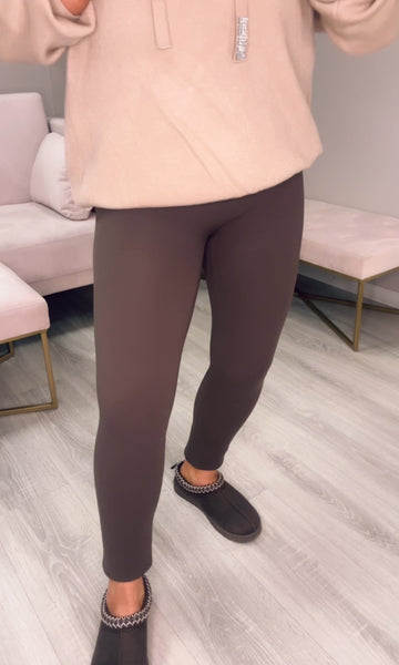 NEW Scuba Leggings Brown