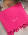 Long Personalised Scarf Cerise