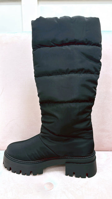 Quilted High Boot