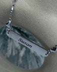 Surrounded By Hearts Bracelet Silver ( Personalised )