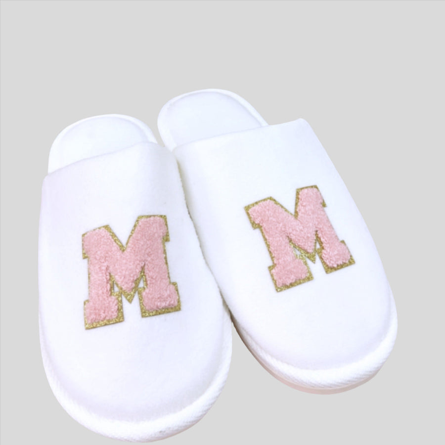 Slippers White PERSONALISED