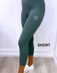 87 Short Active Walking Leggings Sage