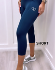 87 Short Active Walking Leggings Navy