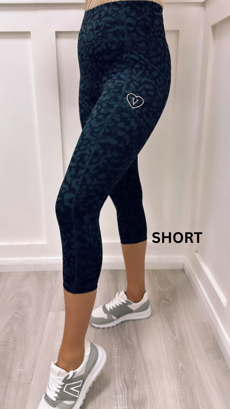 87 Short Active Walking Leggings Camo