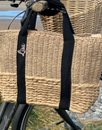 Hamptons Basket Bag Black Handle