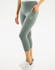 87 Short Active Walking Leggings Sage