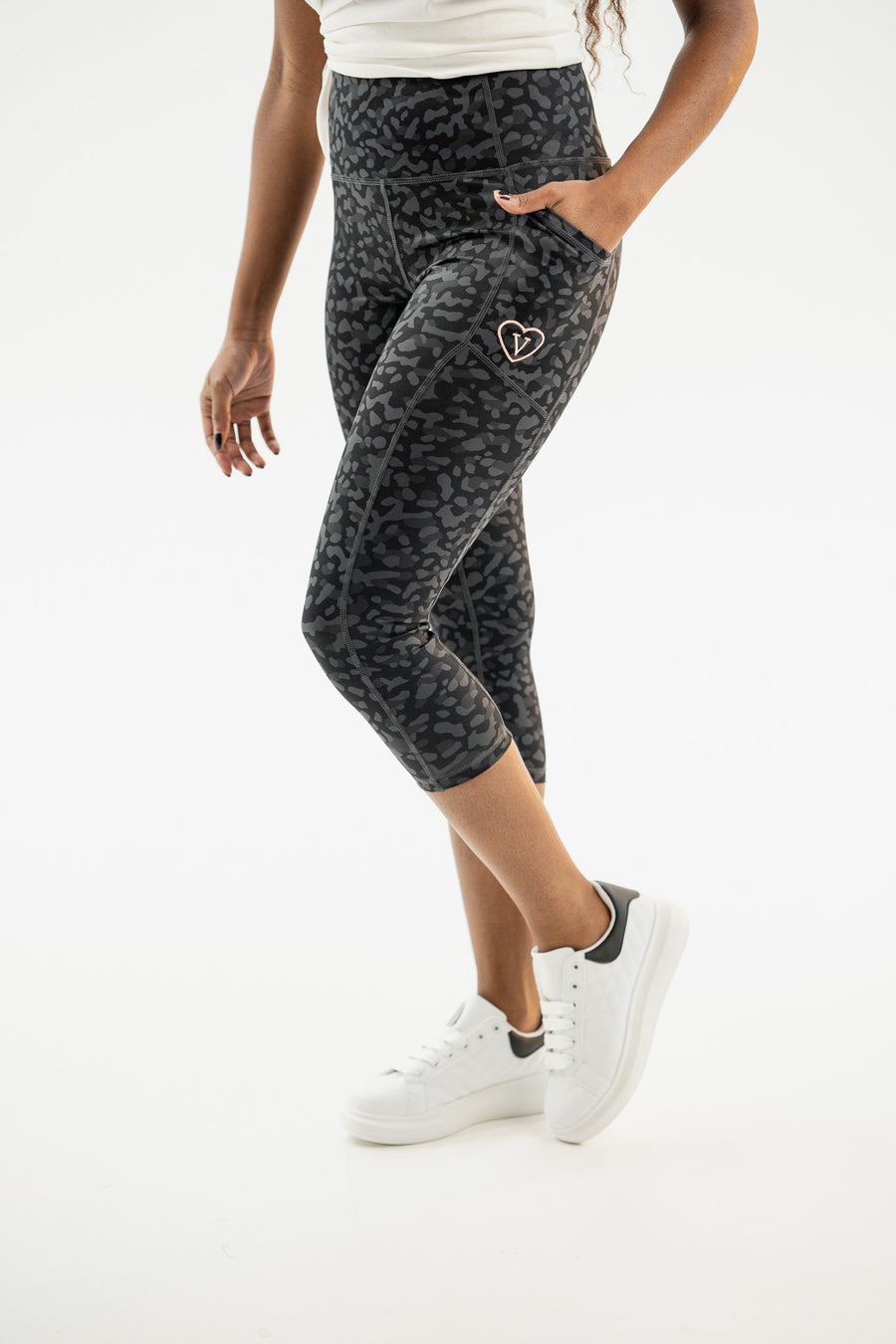 87 Short Active Walking Leggings Camo