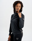 90 Active Walking Top Black