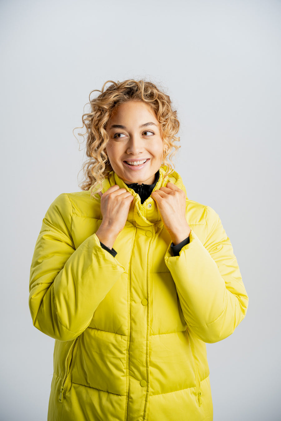 Puffer Coat Yellow