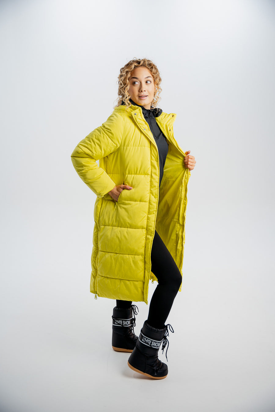 Puffer Coat Yellow