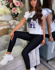 Sabby Spandex Leggings Black