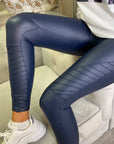 Harley Biker Leggings Navy