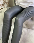 Harley Biker Leggings Grey