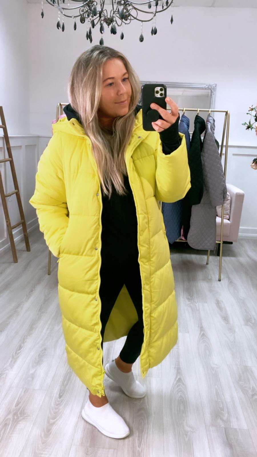 Puffer Coat Yellow