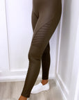 Harley Biker Leggings Brown