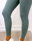 Ribbed Leggings Sage