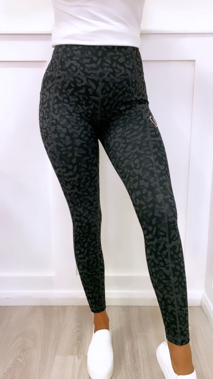 89 Active Walking Leggings Camo