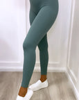 Ribbed Leggings Sage