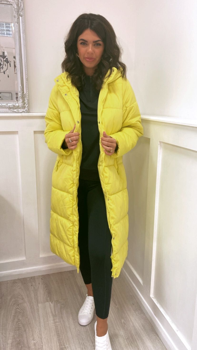 Puffer Coat Yellow