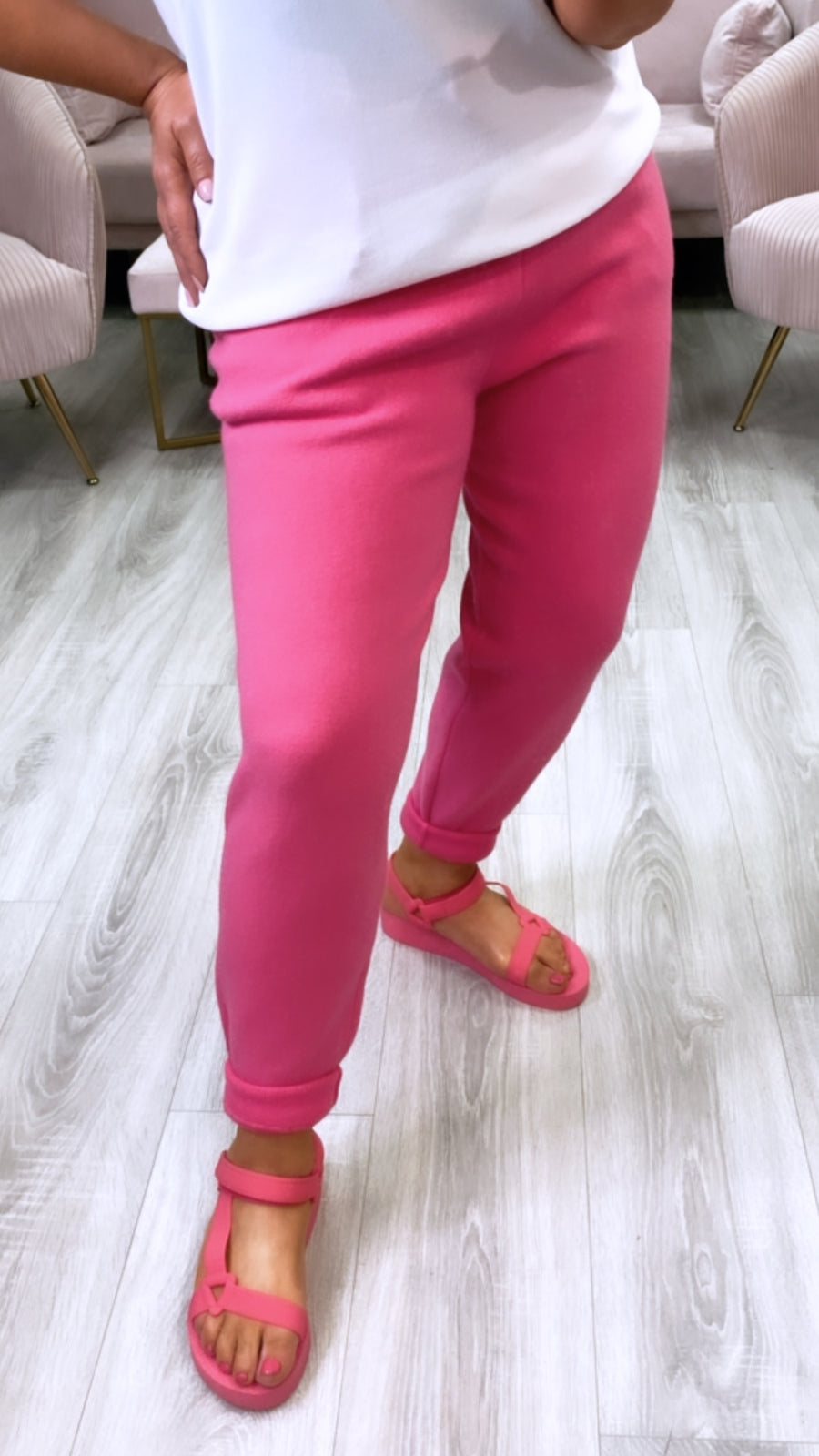 Sarl Jogger Cerise